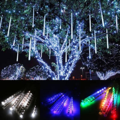 144 LED Meteor Shower Falling Rain Drop Icicle Snow Fall Xmas Tree String Light Romantic
144 LED Meteor Shower Falling Rain Drop Icicle Snow Fall Xmas Tree String Light Romantic