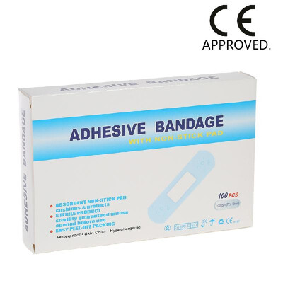 100PCS Flexible Waterproof Adhesive Bandages Strips Sterile Breathable 7219cm Bandages First Aid CE Approved
100PCS Flexible Waterproof Adhesive Bandages Strips Sterile Breathable 7219cm Bandages First Aid CE Approved