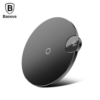 Baseus BSWC - P21 Digital LED Display Wireless Charging Pad Fast Charger 
Baseus BSWC - P21 Digital LED Display Wireless Charging Pad Fast Charger
