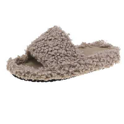 2019 South Korea East Gate Fashion Gentle Sheep Curl Flat Soft Bottom Sweet Mao Mao Slippers Net Red Drag
2019 South Korea East Gate Fashion Gentle Sheep Curl Flat Soft Bottom Sweet Mao Mao Slippers Net Red Drag