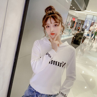 Women Hooded Autumn Simple Long Sleeve Letter Print Loose Hooded Sweet Solid Color New Hooded Pullover Hooded Tops
Women Hooded Autumn Simple Long Sleeve Letter Print Loose Hooded Sweet Solid Color New Hooded Pullover Hooded Tops