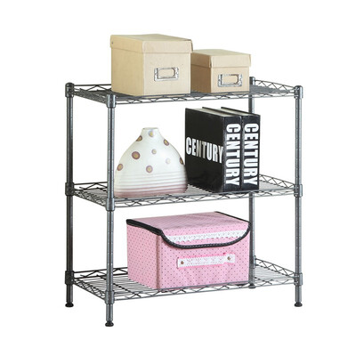 Shelf Organizer Heavy Duty Steel 3 Tier Adjustable Wire Multiuse Organizing Rack 
Shelf Organizer Heavy Duty Steel 3 Tier Adjustable Wire Multiuse Organizing Rack