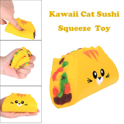 Gotoamei Kawaii Cat Sushi Slow Rising Scented Squeeze Relieve Stress Toy
Gotoamei Kawaii Cat Sushi Slow Rising Scented Squeeze Relieve Stress Toy