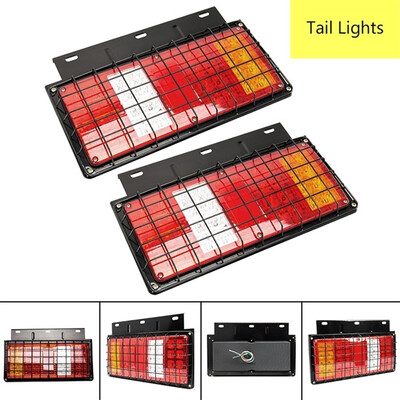 Fashion Pair 12V 64 Leds Waterproof Taillights Red Yellow Light Trailer Side Rear Indicators Safety Light Lamp
Fashion Pair 12V 64 Leds Waterproof Taillights Red Yellow Light Trailer Side Rear Indicators Safety Light Lamp