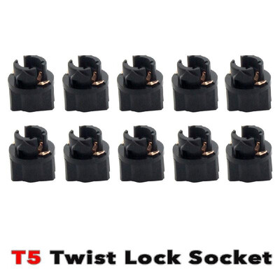 10Pcs T5 LED Twist Socket PC47 Instrument Panel Cluster Replacement Socket Lamp Holder
10Pcs T5 LED Twist Socket PC47 Instrument Panel Cluster Replacement Socket Lamp Holder