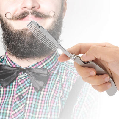 Greensen Portable Stainless Steel Beard Comb Portable Folding Mustache Tool Bottle Opener
Greensen Portable Stainless Steel Beard Comb Portable Folding Mustache Tool Bottle Opener