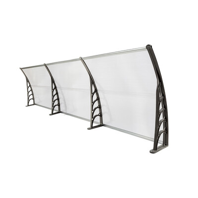 Awning Cover HT-300 x 100 Household Application Door & Window Rain Cover Eaves Transparent Board & Gray Holder Patio Awnings
Awning Cover HT-300 x 100 Household Application Door & Window Rain Cover Eaves Transparent Board & Gray Holder Patio Awnings