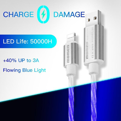 1m MOMEN Micro USB Cable LED Glow Charging Data Sync Line Micro USB Cord Plug&Play for Android Mobile Phone Tablet
1m MOMEN Micro USB Cable LED Glow Charging Data Sync Line Micro USB Cord Plug&Play for Android Mobile Phone Tablet