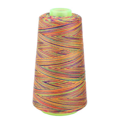 Rainbow Cross Stitch Sewing Threads Textile Yarn Woven Embroidery Line