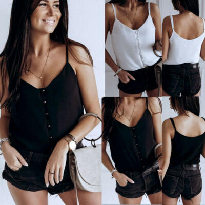 Fashion Women Strappy Vest Sleeveless Loose Camisole V-Neck Top Blouse T-Shirt
Fashion Women Strappy Vest Sleeveless Loose Camisole V-Neck Top Blouse T-Shirt