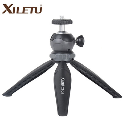 XILETU -20 Mini Desktop little Phone Stand Tabletop Tripod for Vlog Mirrorless Camera Smart phone with Detachable Ball head
XILETU -20 Mini Desktop little Phone Stand Tabletop Tripod for Vlog Mirrorless Camera Smart phone with Detachable Ball head