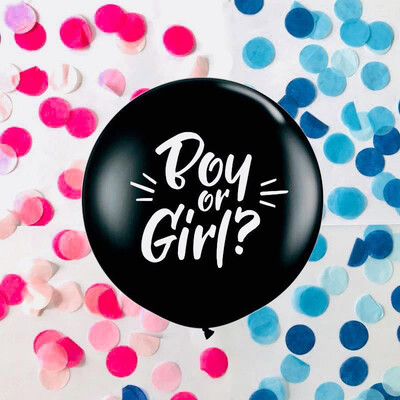 FUNNYBUNNY 36" Girl or Boy Gender Reveal Baby Shower Party Confetti Balloon Kit
FUNNYBUNNY 36" Girl or Boy Gender Reveal Baby Shower Party Confetti Balloon Kit