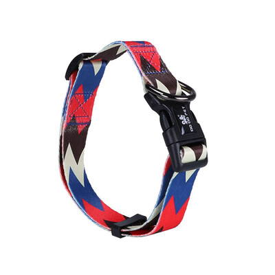 Comfortable Dog Collar Pet Premium Printed Collar with Seatbelt-buckle Leash Ring For Small Big Pet Dogs Collars
Comfortable Dog Collar Pet Premium Printed Collar with Seatbelt-buckle Leash Ring For Small Big Pet Dogs Collars
