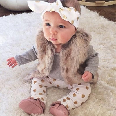 3pcs Newborn Infant Baby Girls Clothes T-shirt TopsPants LeggingsHeadband Outfit Set
3pcs Newborn Infant Baby Girls Clothes T-shirt TopsPants LeggingsHeadband Outfit Set