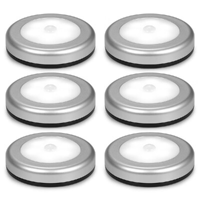 Pack of 6 Ultra-Bright LED Magnetic Motion Sensor Light Battery Operated Cordless Wall Night Lamp with Double-Sided Adhesive Pad f
Pack of 6 Ultra-Bright LED Magnetic Motion Sensor Light Battery Operated Cordless Wall Night Lamp with Double-Sided Adhesive Pad f