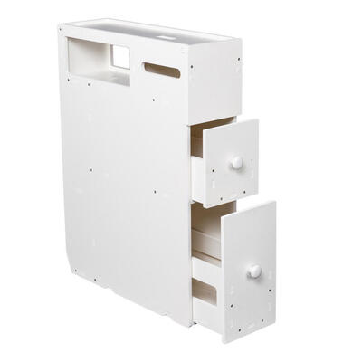 Multiple Function Bath Toilet Cabinets Stand Storage with Drawers2047" x 63" x 2756"White
Multiple Function Bath Toilet Cabinets Stand Storage with Drawers2047" x 63" x 2756"White