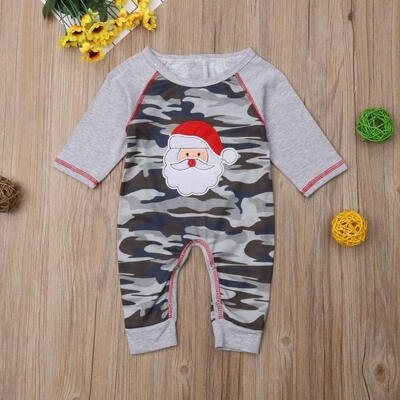 Cute Newborn Baby Boys Girls Christmas Santa Claus Long Sleeve Camouflage Romper Jumpsuit Outfits
Cute Newborn Baby Boys Girls Christmas Santa Claus Long Sleeve Camouflage Romper Jumpsuit Outfits