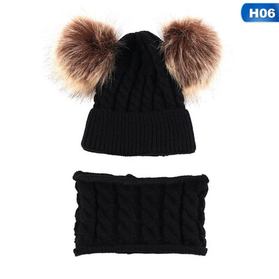 2019 New Winter Hat Scarf Set For 0-2 Years Boys Girls Children Cotton Warm Pom Poms Twist Pattern Solid Color Cute Unisex Hat
2019 New Winter Hat Scarf Set For 0-2 Years Boys Girls Children Cotton Warm Pom Poms Twist Pattern Solid Color Cute Unisex Hat