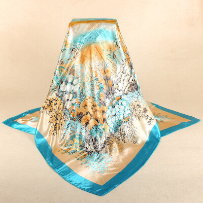 Simulation silk scarf spot wholesale 90cm satin large square scarf Yiwu scarf factory direct sales special gift
Simulation silk scarf spot wholesale 90cm satin large square scarf Yiwu scarf factory direct sales special gift