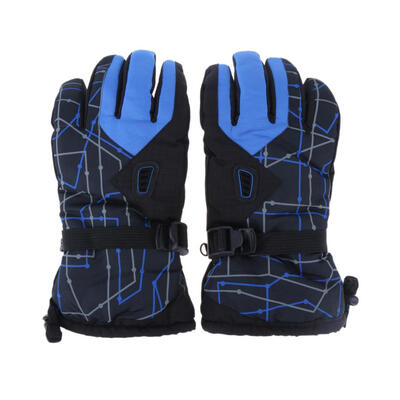 1 Pair Windproof Ski Gloves Snowboard Gloves Motorcycle Riding Gloves