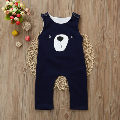 Newborn Infant Baby Boy Girl Sleeveless Cartoon Romper Jumpsuit Outfits Clothes 
Newborn Infant Baby Boy Girl Sleeveless Cartoon Romper Jumpsuit Outfits Clothes