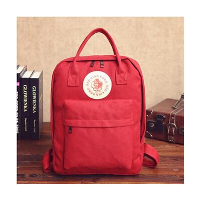 Monkey Canvas Backpacks Softback Bag For Student