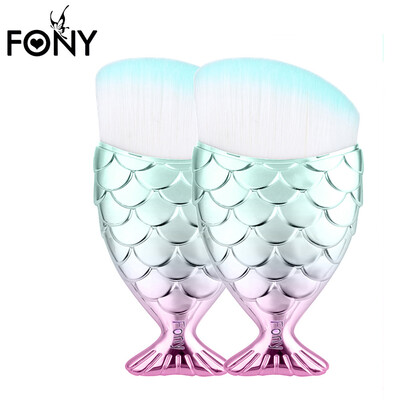 Toponeto Fish Scale Makeup Brush Fishtail Bottom Brush Powder Blush Makeup Cosmetic Brush
Toponeto Fish Scale Makeup Brush Fishtail Bottom Brush Powder Blush Makeup Cosmetic Brush