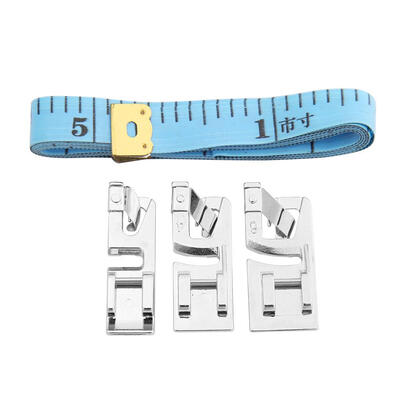 4pcs Household Sewing Ruler Rolled Hem Presser Foot Quilting Accessories
4pcs Household Sewing Ruler Rolled Hem Presser Foot Quilting Accessories