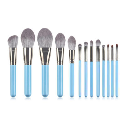 13pcs Natural Nylon Hair Makeup Brushes Set Blush Eyeshadow Powder Brushes