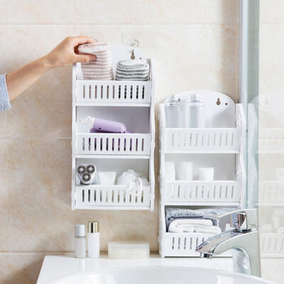 Greensen 3-Tier Bathroom Hollow Out Pattern Wall Storage Rack Washing Hanging Toilet Shelf
Greensen 3-Tier Bathroom Hollow Out Pattern Wall Storage Rack Washing Hanging Toilet Shelf