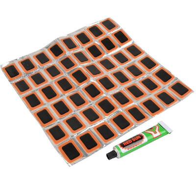 Professional Bike Repair Kits 48Pcs Rubber Patches&Glue Quick Portable Tire Tyre Puncture Repairing Tools For Mountain Cycling
Professional Bike Repair Kits 48Pcs Rubber Patches&Glue Quick Portable Tire Tyre Puncture Repairing Tools For Mountain Cycling