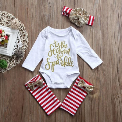 Xmas Kid Baby Girl Clothes Jumpsuit Romper Bodysuit Leggings Headband Outfit Set
Xmas Kid Baby Girl Clothes Jumpsuit Romper Bodysuit Leggings Headband Outfit Set