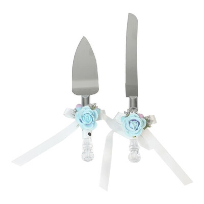Stainless Steel Wedding Cake Knife & Server Set Crystal Handle Cake Cutter with Flower Decoration for Wedding Anniversary Birthday
Stainless Steel Wedding Cake Knife & Server Set Crystal Handle Cake Cutter with Flower Decoration for Wedding Anniversary Birthday