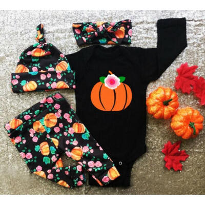 US Casual Newborn Baby Boy Girl Halloween Pumpkin Tops Romper Pants Hat Outfit 
US Casual Newborn Baby Boy Girl Halloween Pumpkin Tops Romper Pants Hat Outfit