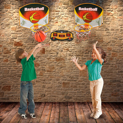 Double Basketball Board Parent-child Interaction Toys With LED Screen Scorer