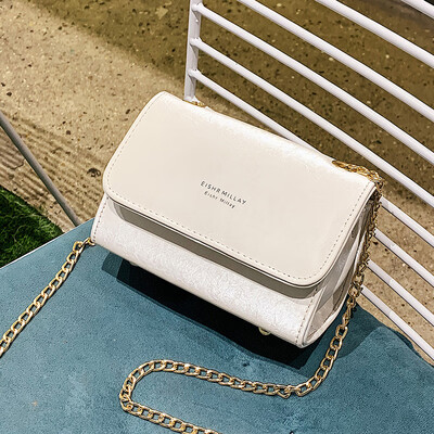 Female tide chic Korean version slanted small white square bag fashion chain single shoulder fairy girl bag
Female tide chic Korean version slanted small white square bag fashion chain single shoulder fairy girl bag
