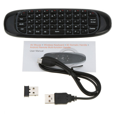 24G Mini Portable Wireless Keyboard Fly Air Mouse Remote Control with Microphone for HTPC Android TV Box PC
24G Mini Portable Wireless Keyboard Fly Air Mouse Remote Control with Microphone for HTPC Android TV Box PC