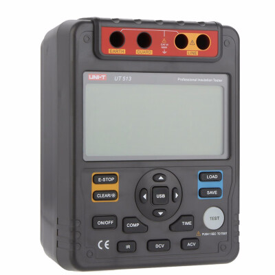 UNI-T UT513 1000V 5000V Insulation Resistance Tester Megger insulation tester Data Storage Analog Bar Graph DAR USB Data
UNI-T UT513 1000V 5000V Insulation Resistance Tester Megger insulation tester Data Storage Analog Bar Graph DAR USB Data