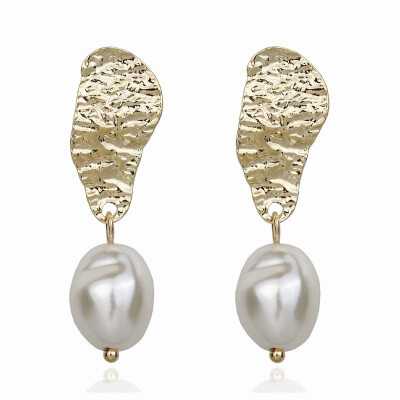 EK521 Pearl Drop Earring for Women Geometric Gold Color Metal Earring Statement Jewelry ZA Women Valentines Day Gift Wedding
EK521 Pearl Drop Earring for Women Geometric Gold Color Metal Earring Statement Jewelry ZA Women Valentines Day Gift Wedding