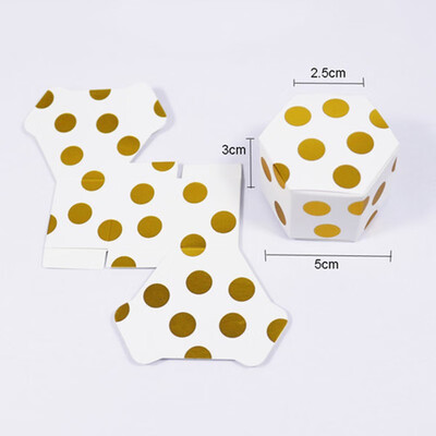 FUNNYBUNNY5pcs Mini StripeDots Golden Bronzing Color Hexagon Wedding Chocolate Box Candy Box Baking Package Wedding Party Decor
FUNNYBUNNY5pcs Mini StripeDots Golden Bronzing Color Hexagon Wedding Chocolate Box Candy Box Baking Package Wedding Party Decor