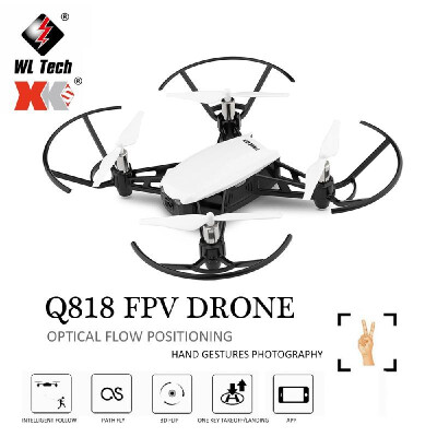 WLtoys XK Q818 Optical Flow Drone with Dual Camera 720P Wifi FPV Altitude Hold Gesture Photography Quadcopter
WLtoys XK Q818 Optical Flow Drone with Dual Camera 720P Wifi FPV Altitude Hold Gesture Photography Quadcopter