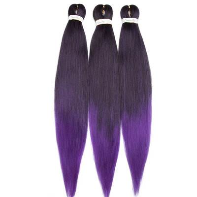 26 Inches Pre-stretched Braiding Hair Professional Itch Free Synthetic Fiber Corchet Braids Yaki Texture Hair Extensions EZ Braid