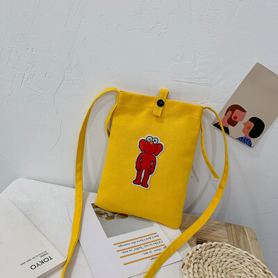 Cute cartoon simple wild shoulder Messenger bag female 2019 new casual fashion ugly cute Sesame Street canvas bag
Cute cartoon simple wild shoulder Messenger bag female 2019 new casual fashion ugly cute Sesame Street canvas bag