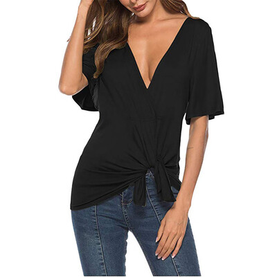 Starmoon Womens Deep V Neck Blouse Cold Shoulder Sexy Tops Short Sleeve Summer Shirts
Starmoon Womens Deep V Neck Blouse Cold Shoulder Sexy Tops Short Sleeve Summer Shirts