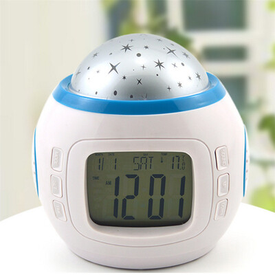 Multifunction Alarm Clock Music Led Star Projector Digital Led Calendar Night Light Kid Games Kid Toy Kid Gift Staionary
Multifunction Alarm Clock Music Led Star Projector Digital Led Calendar Night Light Kid Games Kid Toy Kid Gift Staionary