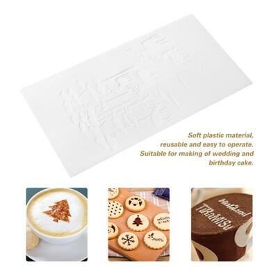 Greensen DIY Deer Pattern Shape Plastic Embossed Spray Mould for Birthday Cake Baking Craft
Greensen DIY Deer Pattern Shape Plastic Embossed Spray Mould for Birthday Cake Baking Craft