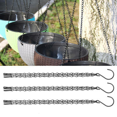 Greensen 3 PCS Garden Planter Flower Pot Basket Replacement Iron Hanging Chain hooks Set
Greensen 3 PCS Garden Planter Flower Pot Basket Replacement Iron Hanging Chain hooks Set