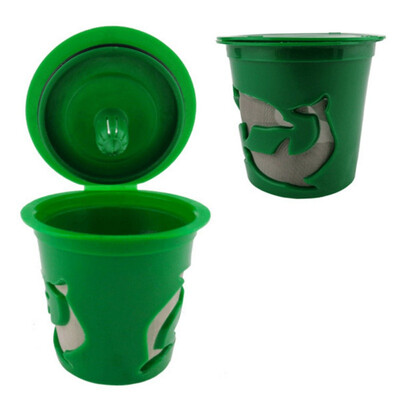 K-cup Reusable Coffee Filter 20 Dolphin Cup Capsule Coffee Filters Food Grade Plastic Stainless Steel 1Pcs 513747cm
K-cup Reusable Coffee Filter 20 Dolphin Cup Capsule Coffee Filters Food Grade Plastic Stainless Steel 1Pcs 513747cm