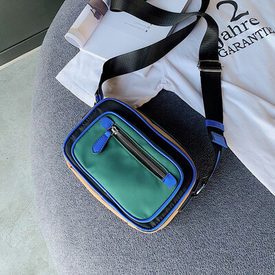 New small bag female 2019 new wave fashion contrast color shoulder bag broadband personality small square bag simple Messenger bag
New small bag female 2019 new wave fashion contrast color shoulder bag broadband personality small square bag simple Messenger bag