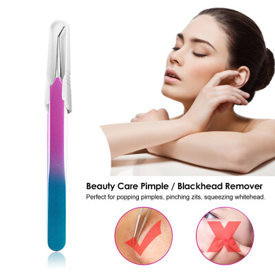 Cleansing Instrument Stainless Steel Pimple Needle Blackhead Remover Acne Clip Tweezer Comedone Extractor Tool Beauty Care Blackhe
Cleansing Instrument Stainless Steel Pimple Needle Blackhead Remover Acne Clip Tweezer Comedone Extractor Tool Beauty Care Blackhe